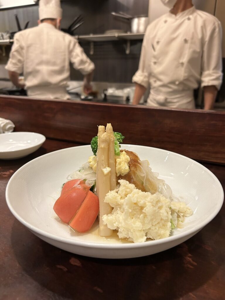 フレンチのサラダ